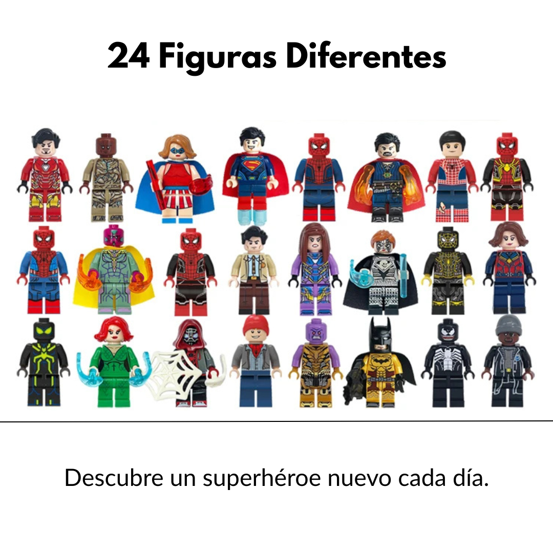 Calendario de Adviento 24 Días de Héroes