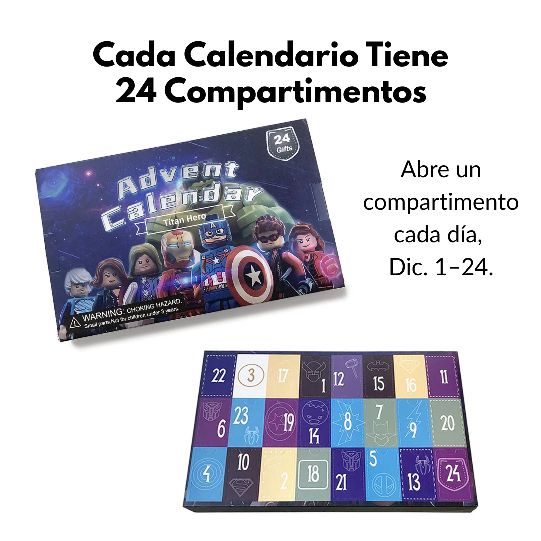 Calendario de Adviento 24 Días de Héroes